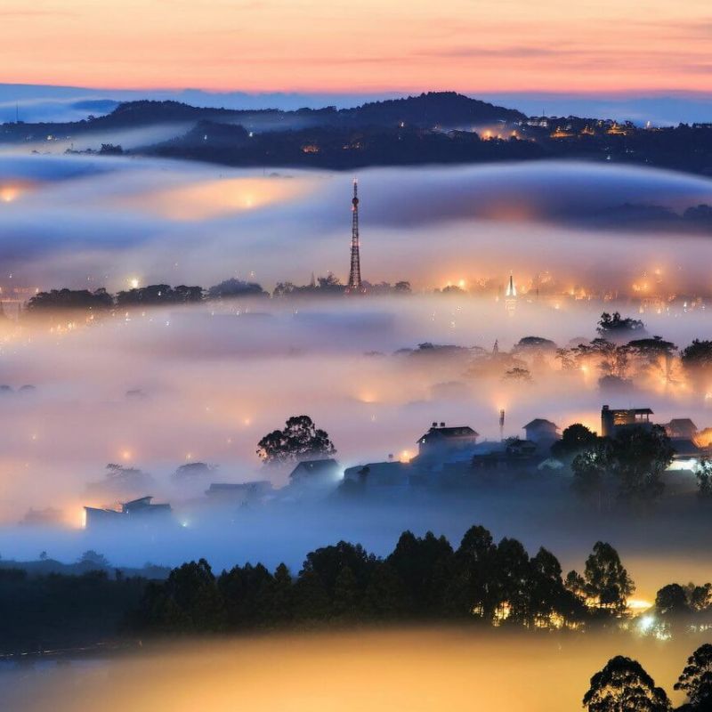 Da Lat pine forests and lakes