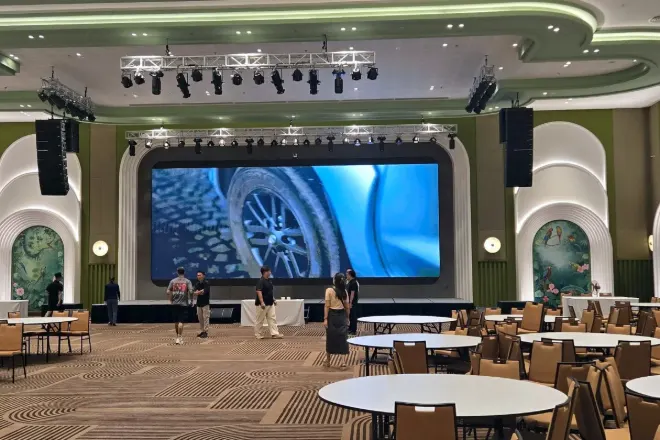 Phu Quoc ballroom set for a gala